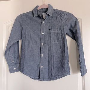 Boys chambray button up shirt
